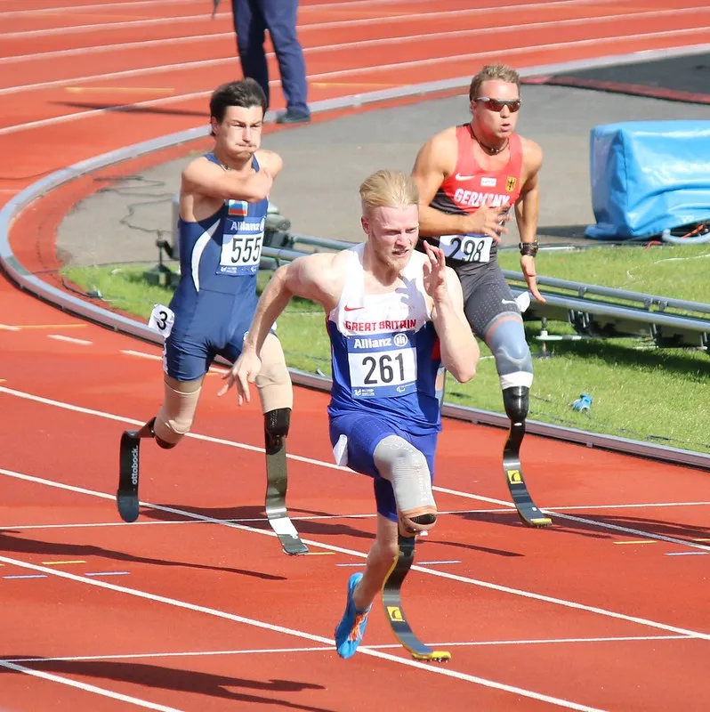 Jonnie Peacock au championnat d'Europe de Swansea en 2014