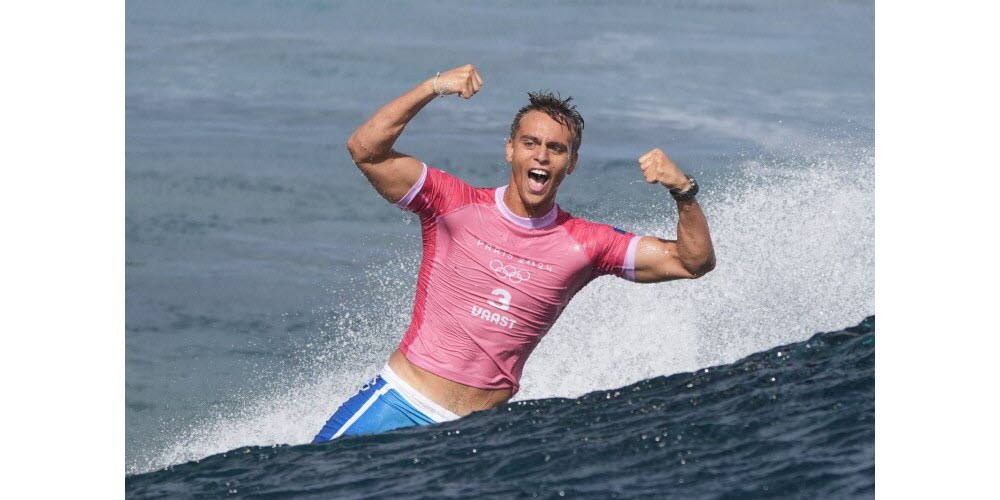 Kauli Vaast champion olympique